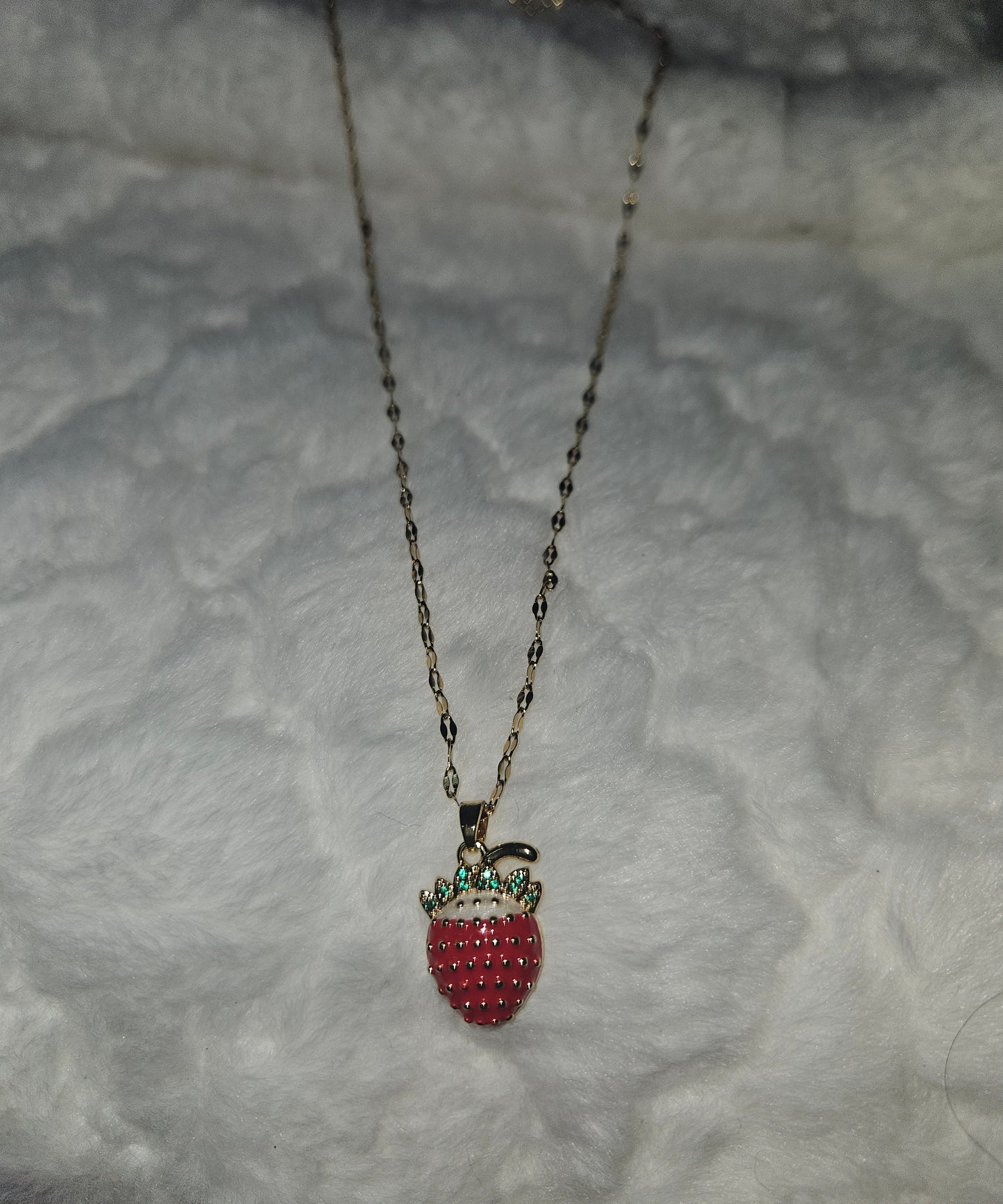 Strawberry with chain